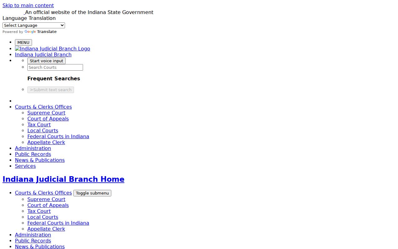 Spencer County case lookup search tips