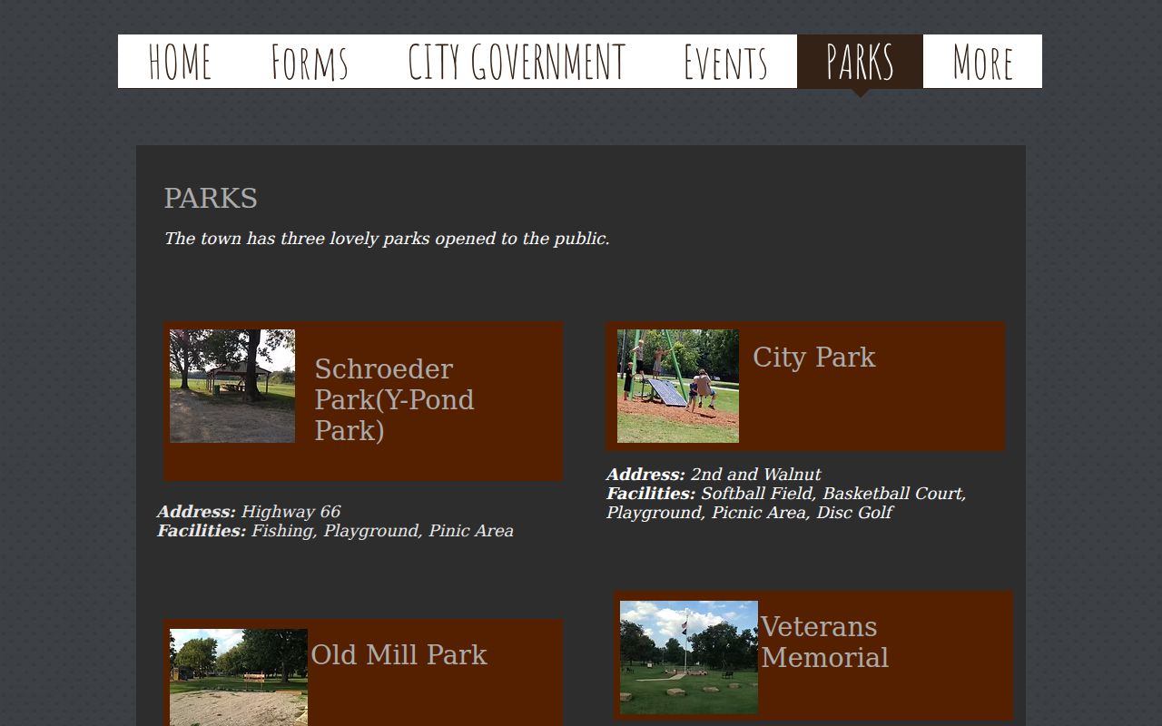 Grandview parks page distinguished from Grandview court docket records